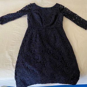 Natalia Dress in Leavers Lace